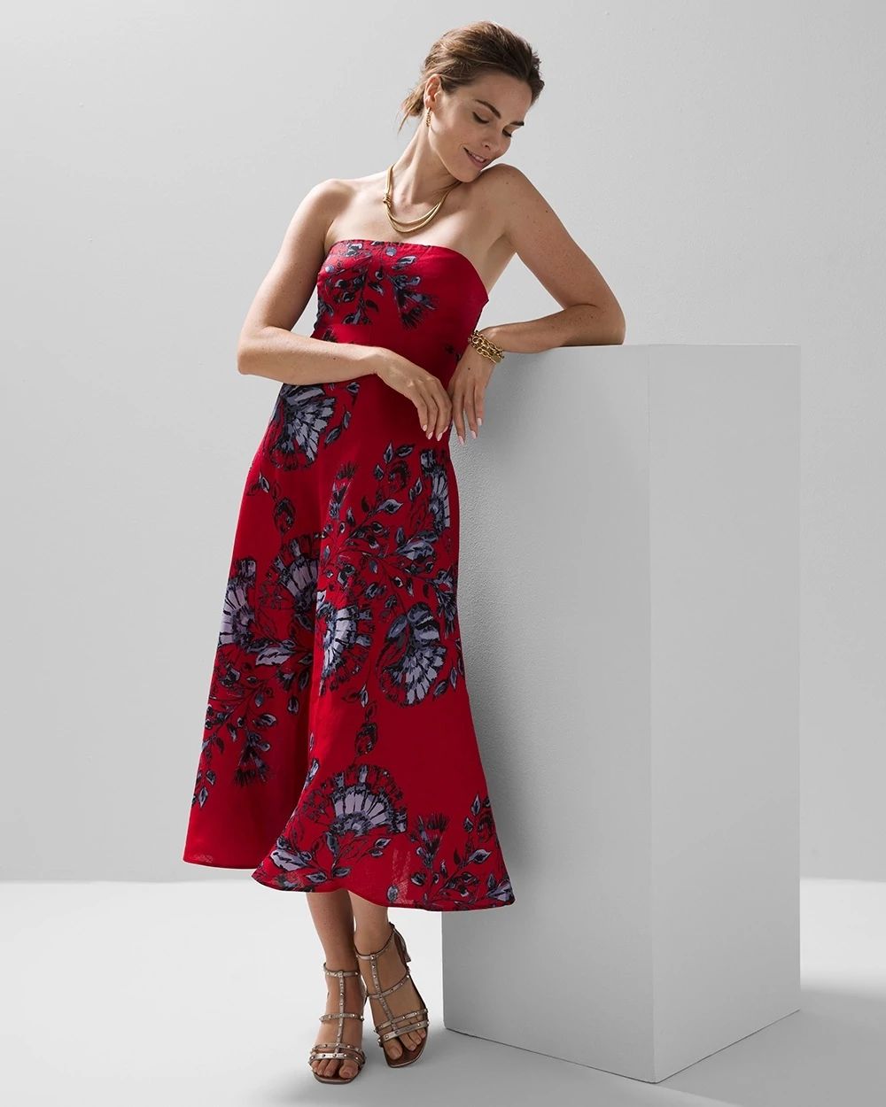 Whbm red dress sale
